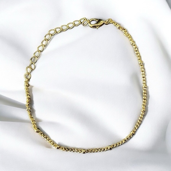 Satellite 14K Gold Plated 7 inch Women’s Bracelet - Picture 1 of 3
